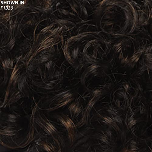 Especially Yours Holland Headband Wig On-Trend Updo Of Bouncy Natural Curls With Wide Stretch Band/Runway Shades Of Black thumb #6