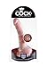 Pipedream King Cock Plus Dual Density Cock Dildo with Balls, Flesh, 9
