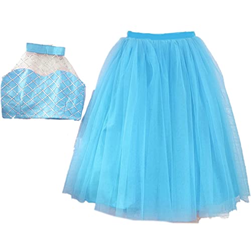 Image of TILISM Net Fit & Flare Skirt