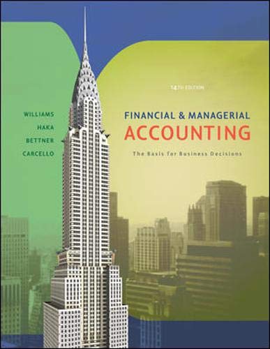 Financial And Managerial Accounting
