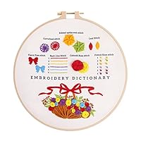 Amazon | Xzmzbxzb 刺繍スターターキット 詳細な説明書付き