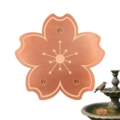 Genérico Disco De Cobre | Purificador De Bolsa Birds | Purificador De Cobre | Placa 10 Cm 50g Resistente A La Óxido para Hundir La Terraza del Balcón del Jardín Cortile Y Los Espacios Al Aire Libre