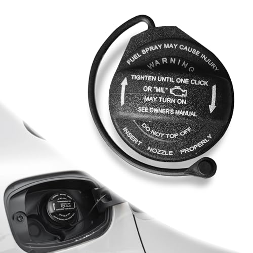 ZOKYUYS Gas Cap Fuel Cap, Replacement OEM#5C0201550T, Compatible with VW Jetta GTI Golf R SportWagen Alltrack, Audi A4 A5 Q5 A8 Quattro S4 S5 S8 RS5 SQ5, Gas Cap Cover Car Accessories