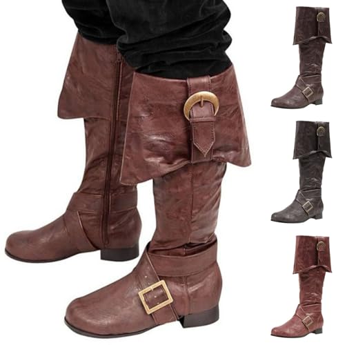 Bottes de pirate médiévales pour soirées déguisées et reconstitutions