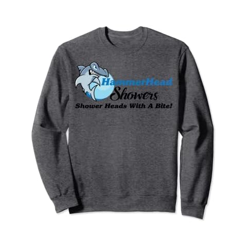 HammerHead Showers Official Shark Logo | Metal Shower Heads Sweatshirt Cover