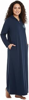 E - Ezra Soft Rayon Nighty for Woman | Floral Gown for Women Night Wear with Pocket | Rayon Nighty for Women Stylish | Max... Price In India