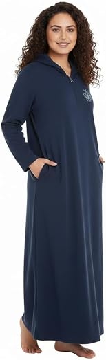 E - Ezra Soft Rayon Nighty for Woman | Floral Gown for Women Night Wear with Pocket | Rayon Nighty for Women Stylish | Max...