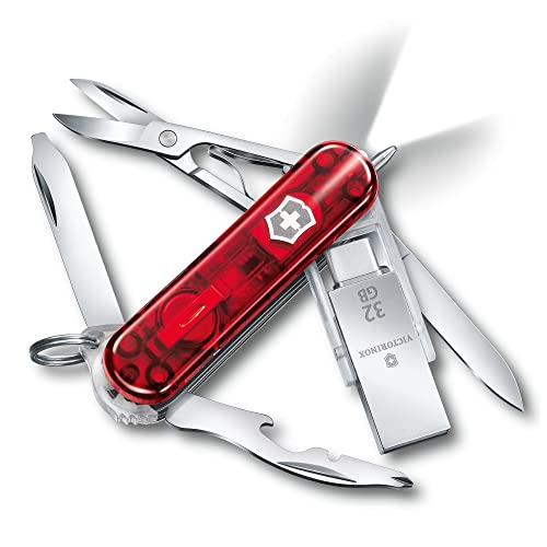Victorinox Schweizer Taschenmesser Midnite Manager@work, Swiss Army Knife, Multitool, 11 Funktionen, Drahtabisolierer, Phillips-Schraubendreher 0/1