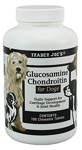 Trader Joe's Glucosamine Chondroitin for Dogs, 2 Pack (100 chewable Tablets)
