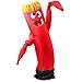 Spooktacular Creations Halloween Inflatable Costume Adult, Tube Man Blow up Costume, Tube Dancer Wacky Waving Arm Inflatable Suit for Cosplay Themed Parties, Red