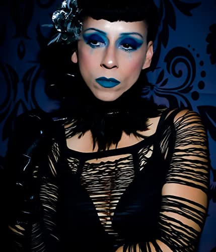 L'VOW Gothic Natural Feather Choker Victorian PU Leather Neck Wrap Collar for Halloween Costume3