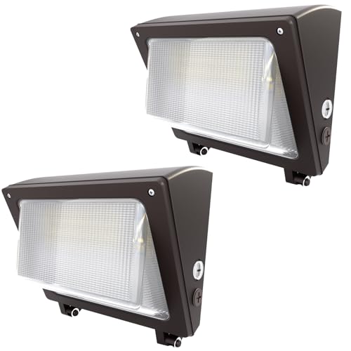 JTT LED Wall Pack Light with Dusk-to-Dawn Sensor 120W/96W/72W Selectable