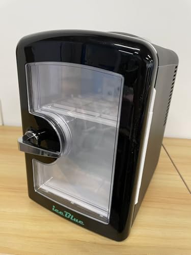 Image of Iceblue 4L Viewing Window Mini Fridge - Black
