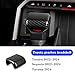GIPFIRE for Toyota Tundra/Sequoia 2022-2024 Automotive Shift knob Cover Interior Accessories Trim Cover Sequoia 2023 Tacoma 2024 Center Shift Head Protection Cover (ABS, Carbon Fiber Pattern)