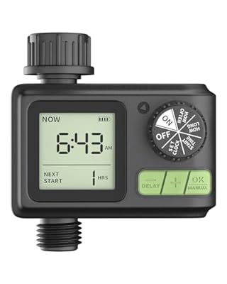 Zefinot Water Timer for Garden Hose - Programmable Sprinkler Timer, Hose Feature Timer with Manual/Automatic Watering System, Irrigation System for Garden