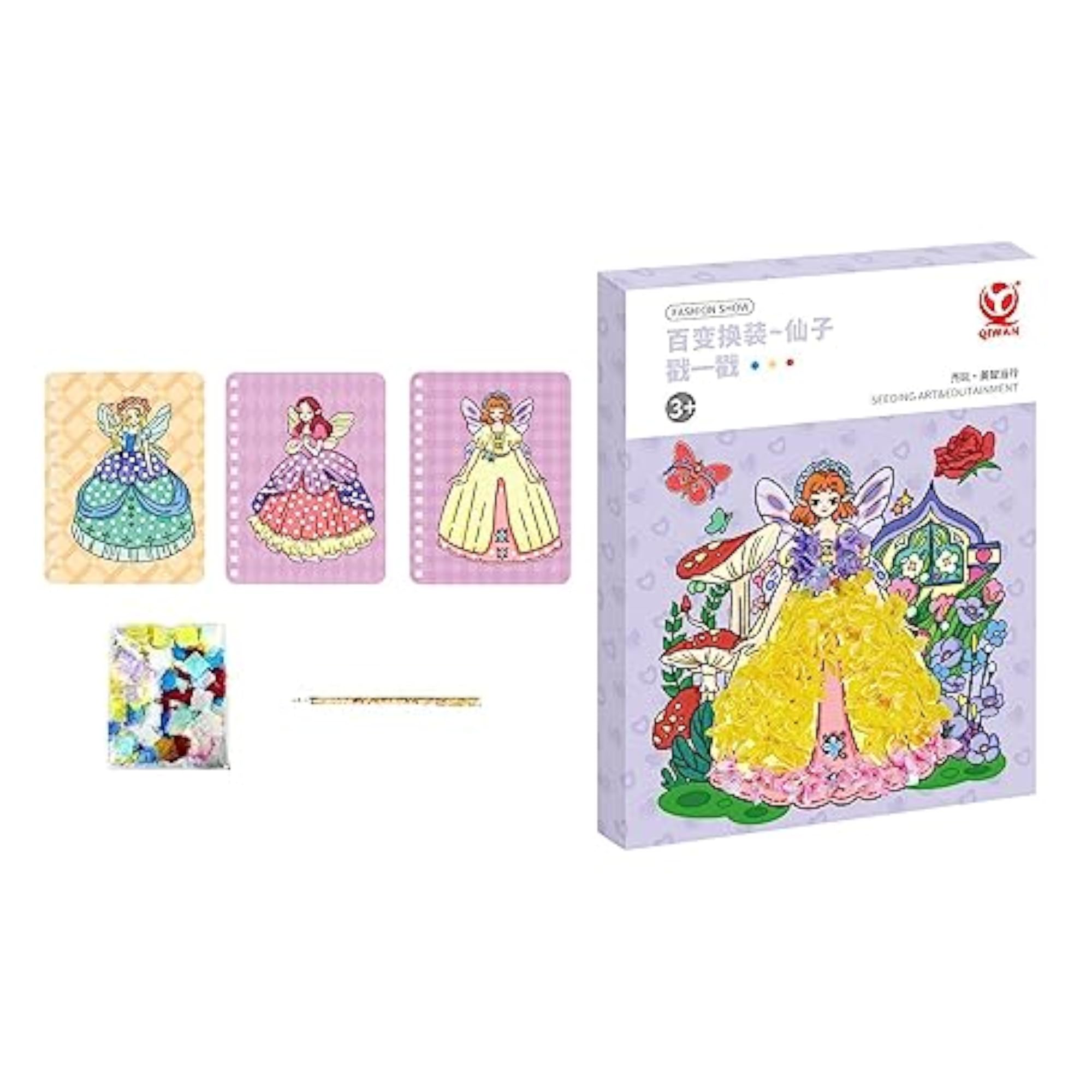 Clothes Changing Doll Sticker for Kids