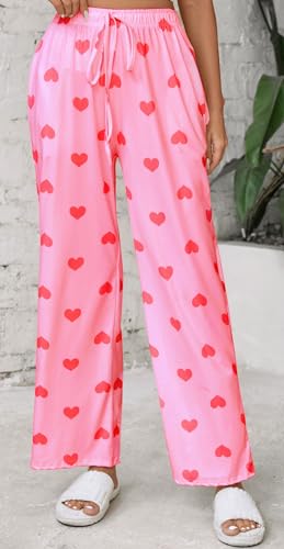 Image of X-Image Women Comfy Casual Pajama Pants with Pockets & Drawstring