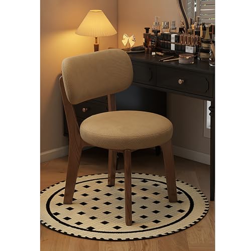Silla de comedor tapizada moderna versatil para sala de estar 2