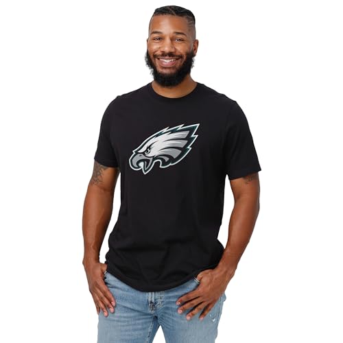 Image of FOCO Men's NFL Team Primary Logo Black Short Sleeve T-Shirt