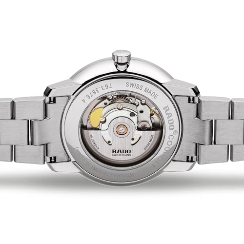 Rado Unisex Coupole Classic Stainless Steel Swiss Automatic Watch, White (R22876013)3