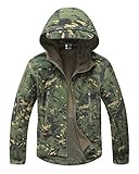 Material: 100% Polyester. Softshell Tactical Jacket mit warmem Innenvlies.