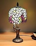 Dimensioni della lampada da tavolo in stile Tiffany: 20X20X38 cm (LxWxH); Tensione: 220 V; La lampadina non è inclusa.