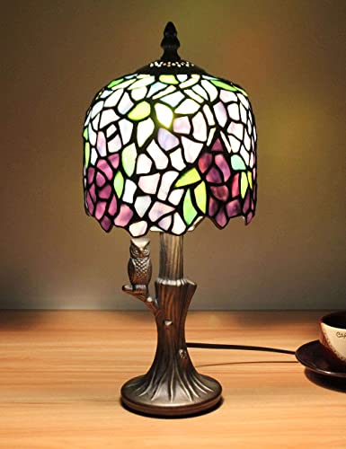 Dimensioni della lampada da tavolo in stile Tiffany: 20X20X38 cm (LxWxH); Tensione: 220 V; La lampadina non è inclusa.
