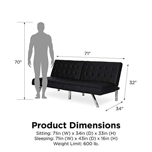 Dhp 2007009 Emily 71 Inch Futon Sofa Bed thumb #2