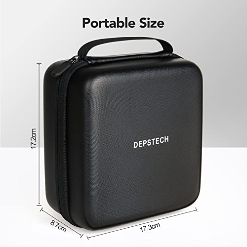 DEPSTECH Original Endoscope Case, Wireless Borescope Carrying Bag WiFi & USB Scope Cameras, Upgraded Large-Capacity Hardshell Case, Compatible with 4.3" Inspection Camera DS300, Black - Thumbnail 4