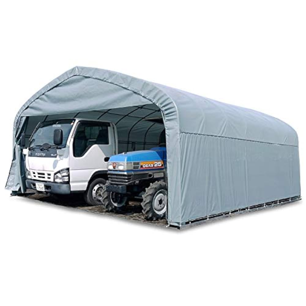パイプ車庫交換用布　送料込み パイプ車庫 678M-MSV 組立セット＋補強セット ｜ ファーマーズライフ