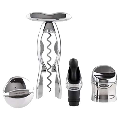 Houdini Wine Kit Bar Tool Set, 4 Piece, Chrome, W9426