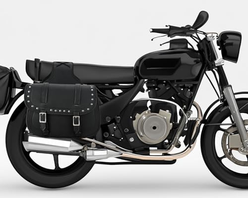 Alforjas de moto Cruiser Vance 18L PVC resistentes al agua miniatura 2
