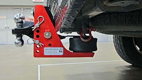 Shocker Air Hitch W/Drop Ball Mount 4-1/2" To 8-1/2" Drop, Fits 2" Hitch, Has 2-5/16" Ball 12000 Lbs #TOP2