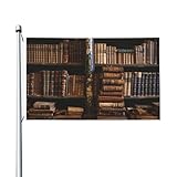 Facile à accrocher et utilisation polyvalente : équipé d'œillets en laiton robustes, ce drapeau Old Books in Library est facile à installer et à enlever, ce qui le rend idéal pour une installation rapide. Que vous décoriez votre maison, jardin, balcon ou organisez une fête, ce drapeau de 0,9 x 1,5 m est parfait pour ajouter une touche de personnalité et de fierté à n'importe quel espace