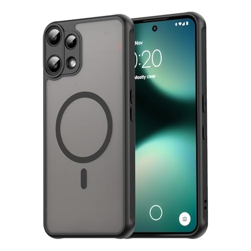 Image of Compatible with Nothing Phone3A Lite Case Cover,Compatible with MagSafe,Anti-Fall,Compatible with Nothing Phone (3a) Lite 5G A001T Cell Protective Phone Case Black