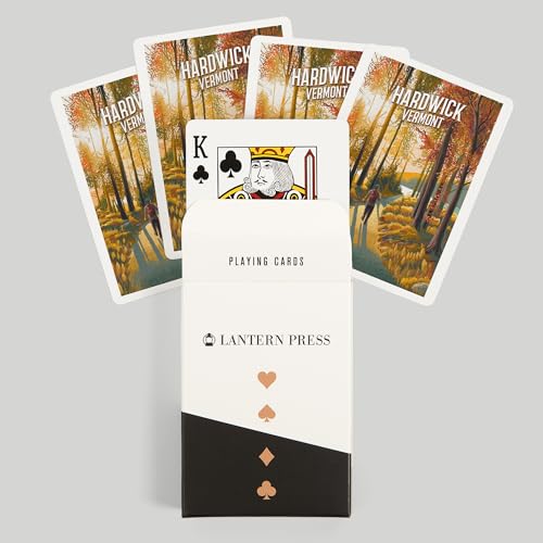 Lantern Press Hardwick, Vermont, 52 Naipes Póker miniatura 6