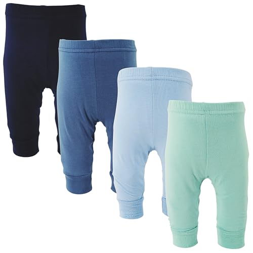 Image of 123 Bear Infant and Toddler Soft Cotton Spandex Boys and Girls Pants Multipacks