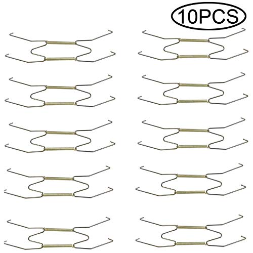 TIHOOD 10PCS 8” Invisible Wall Plate Hanger/Tray Display Hanger Brass Coated Holds 7.5"