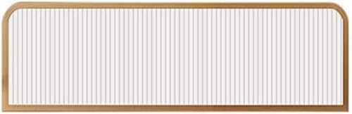 ZYCHSJXA Gold Iron Dividers For Dining Areas, Metal Half Wall Countertop Low Fence Screen Office Restaurant Hotel Glass Partitions(B,50x80cm/19.68x31.49in)