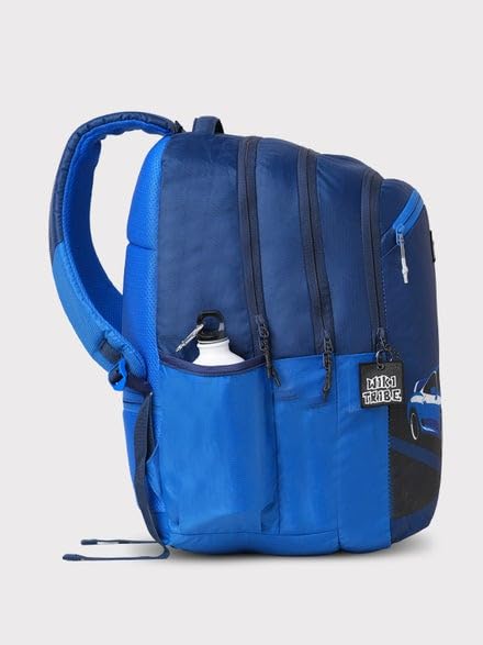 Image of Wildcraft Wiki Thryll 40 Backpack For Boys & Girls | 40 Ltr with Laptop Sleeve, DIY Kit, Rain Cover, and Three Compartments with Padded Shoulders |Best for Books,Stationery & Essentials