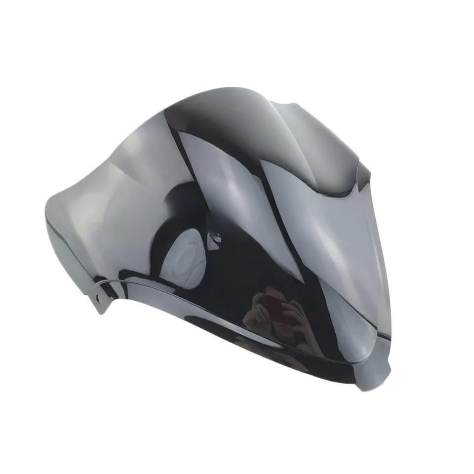 Pare-brise de moto double bulle blanc réduit les turbulences sur GSX1300R 08-16