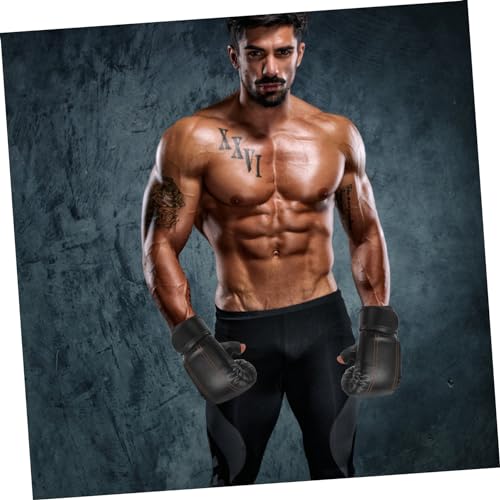 Guantes de boxeo de entrenamiento ajustables de PU para saco de boxeo 3