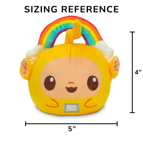 TeeTurtle Reversible Teletubbies Laa Laa 4 Inch Flip Plushie - image 4