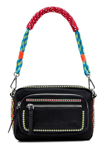 Desigual Damen Bag_raven_cambridge BAG RAVEN CAMBRIDGE MINI 2000 BLACK, Schwarz, Einheitsgröße EU