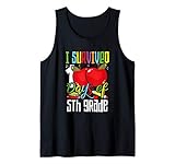 Photo Gallery i survived 100 days of 5th grade kids 100th day school gift canotta Photo Gallery i survived 100 days of 5th grade kids 100th day school gift canotta