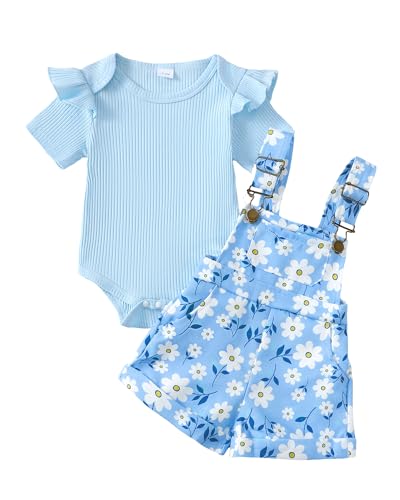 SUNNY PIGGY Toddler Baby Girl Overalls Clothes Toddler Adjustable Suspender ...