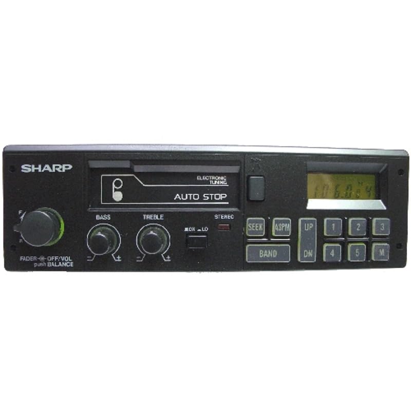 RG-F850E Radio-Cassete para Coche - Sintonizador PLL Digital con 15 Presintonias, Control de Graves y Agudos, Cassette Auto-Stop