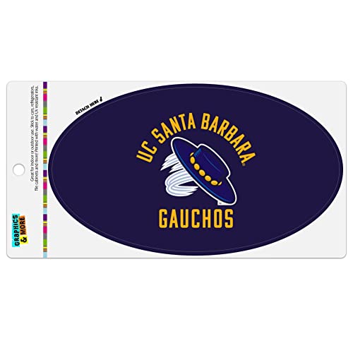 GRAPHICS & MORE UC Santa Barbara Gauchos Automotive Car Refrigerator Locker Vinyl Euro Oval Magnet