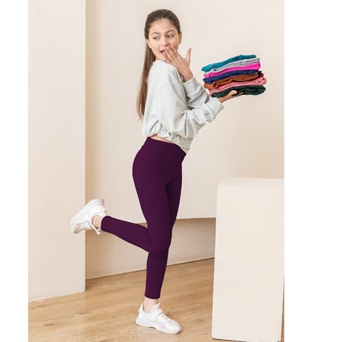 Girls Prints Leggings High Waist Tie Dye Toddlers' Fashion Leggings Size 4-11Y,Stretchy Tight Pants, Multipacks2