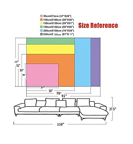 Wandtapijt Landschap Schilderij Wandtapijten Muur Opknoping Abstract Olieverfschilderij Herfst Landschap Schilderij… - Image 5